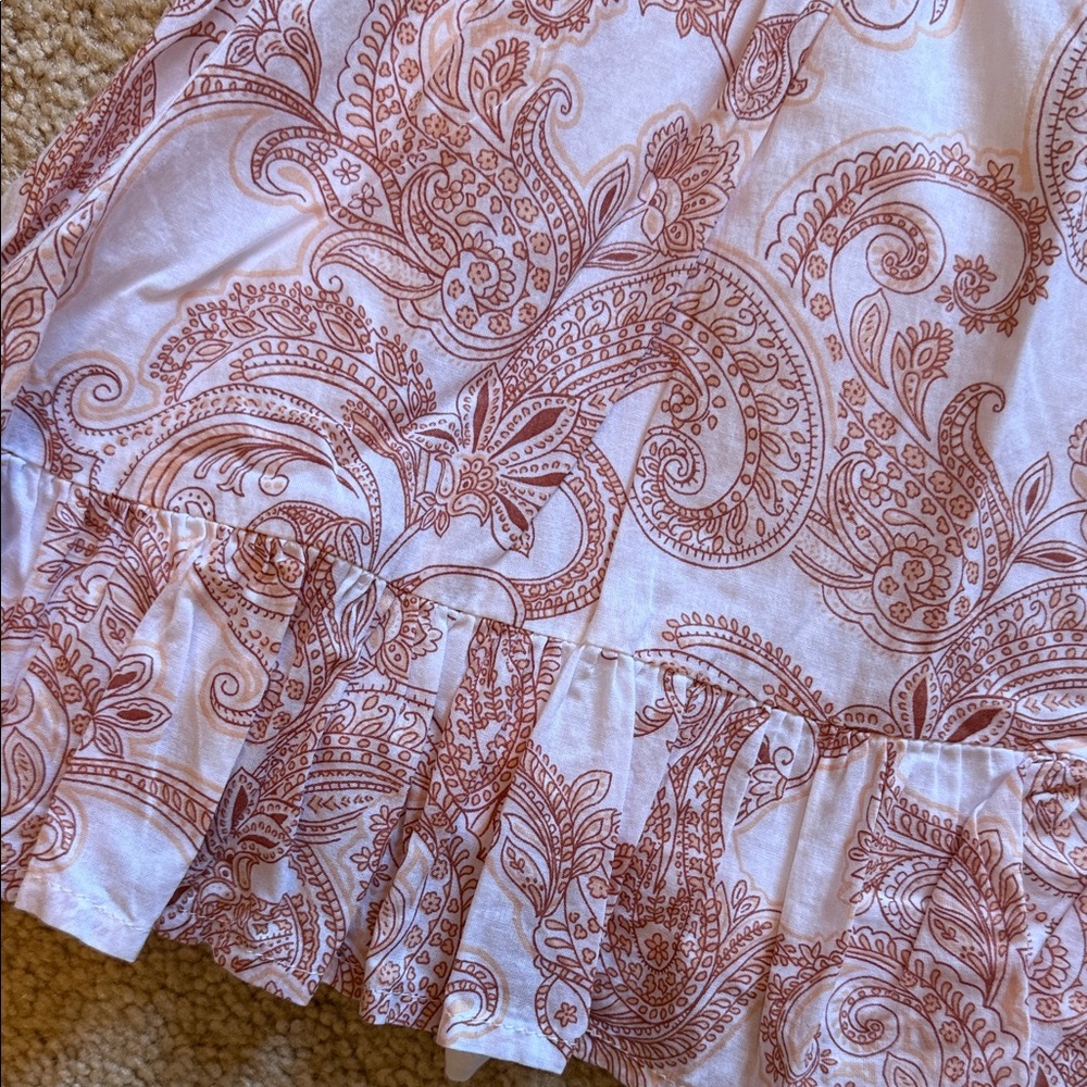 Janie & Jack Pink Paisley Ruffled Sundress - Picture 4 of 4